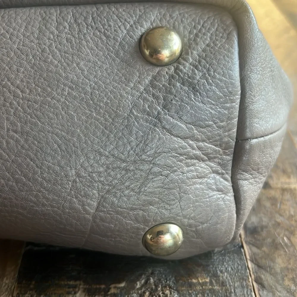 KOOBA LEATHER SHOULDER BAG Taupe